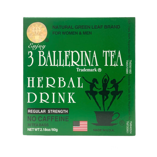 3 Ballerina Tea Herbal Drink - Regular Strength